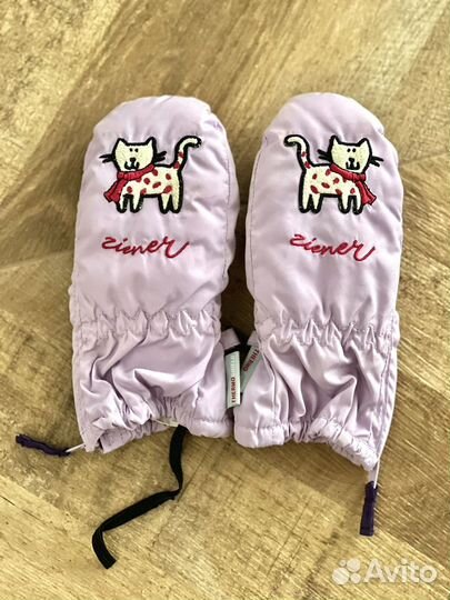 Варежки непромокаемые розовые