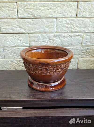 Керамические горшки для цветов бу