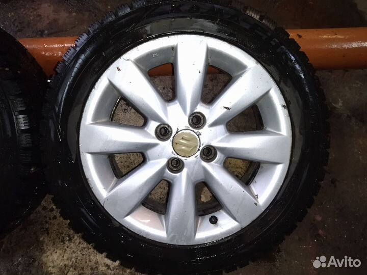 Резина на дисках шипованная r 15 195/55