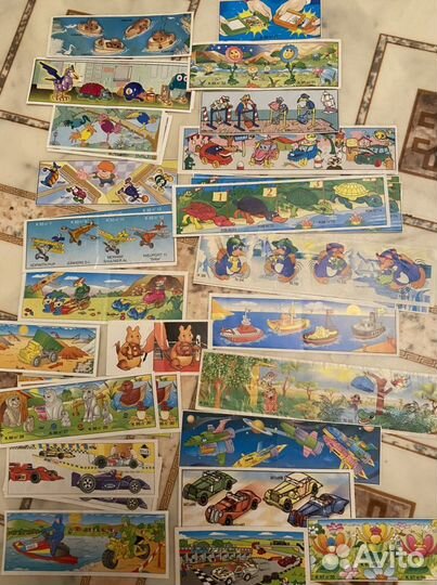 Киндер сюрприз вкладыши