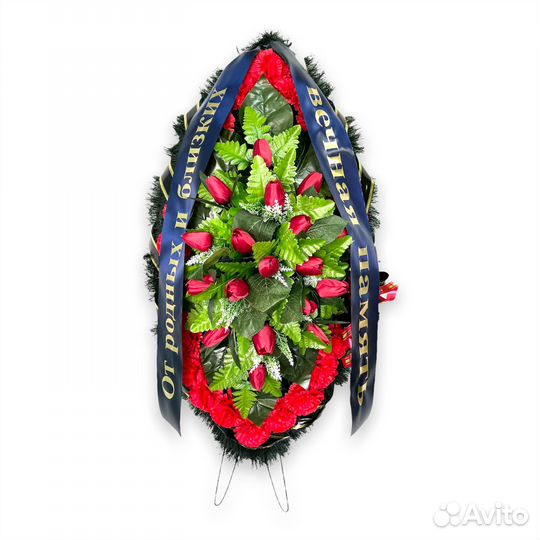 Траурные ленты. Ритуальные таблички