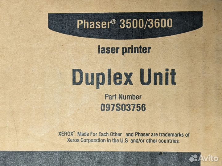 Дуплекс 097S03756 Xerox Phaser 3500/3600