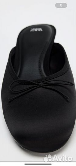 Мюли шлепки zara 37 оригинал