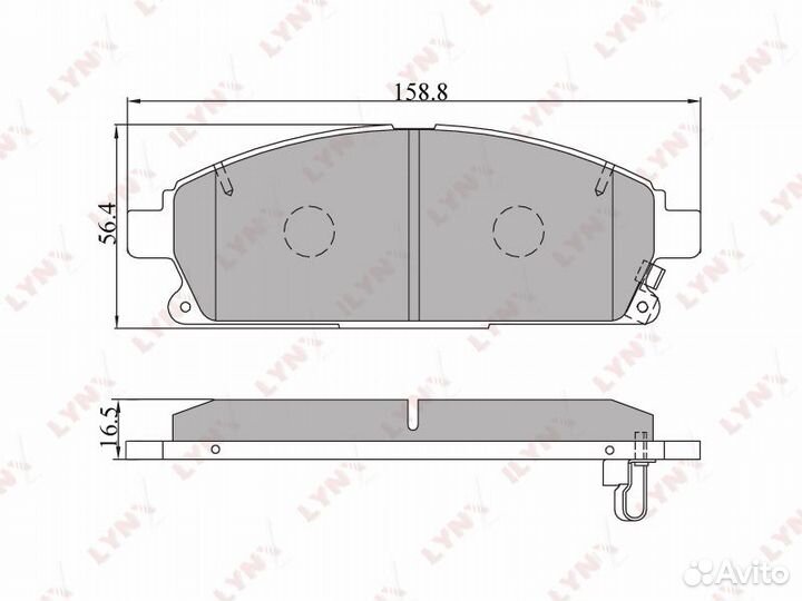 Колодки тормозные передние xtrail T30