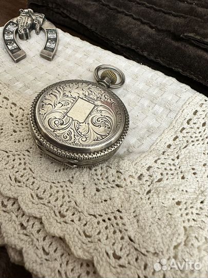 Часы карманные серебрянные