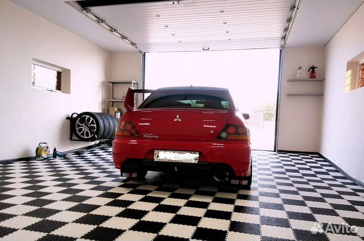 Модульная плитка пвх для гаража