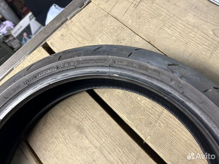 Комплект шин dunlop 190/50 120/70 R17