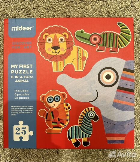 Пазлы Midee My First Puzzle Ферма и Животные