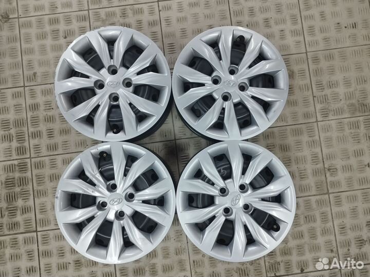 Штампованные диски r15 4x100 Hyundai Kia №5