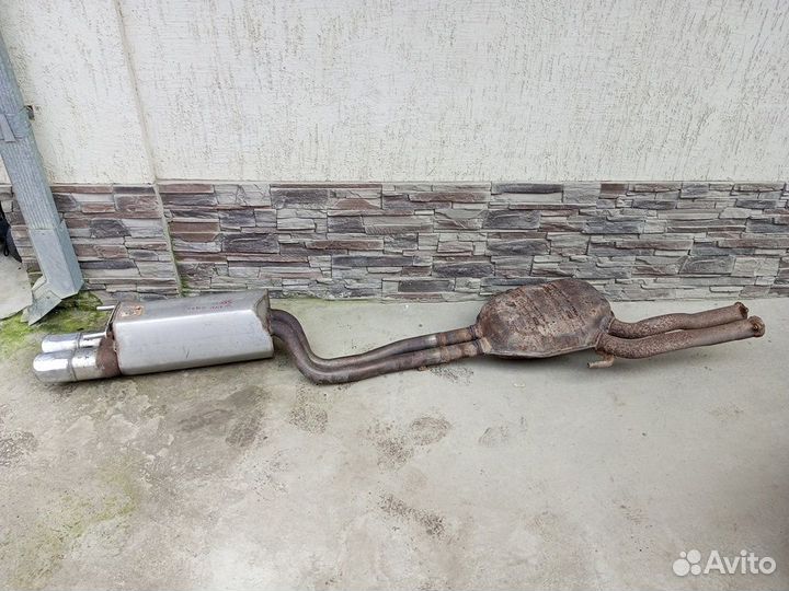 Глушитель Lorinser Mercedes Benz S500 W140