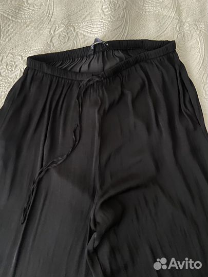 Штаны zara атласные
