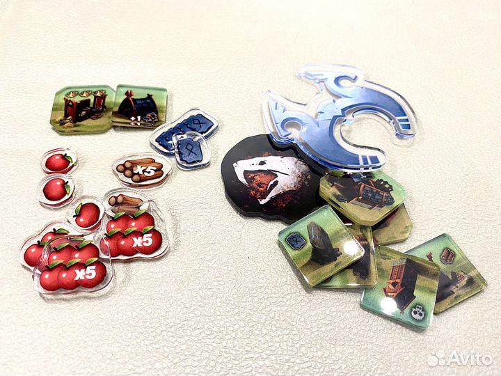 Акриловые жетоны для Нордгард. Northgard