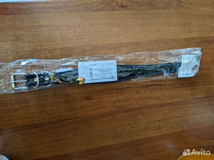 Ошейник кожаный для таксы