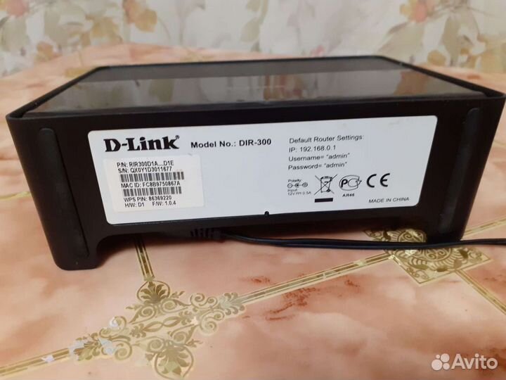 Wi-Fi роутер D-link DIR-300/A/D1A