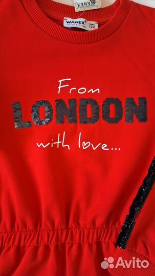 Платье с пайетками новое