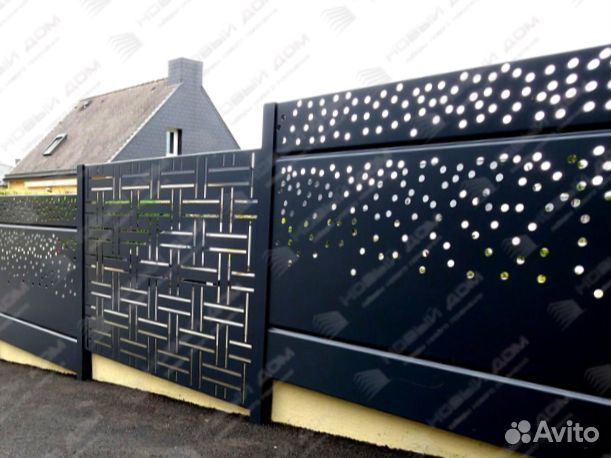 Забор металлический