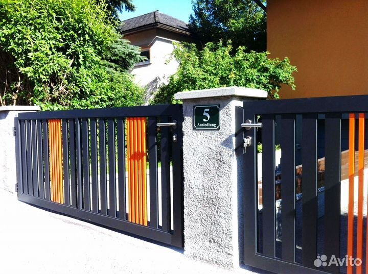 Забор металлический