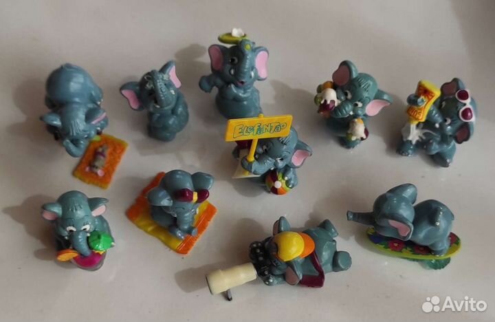 Игрушки из киндер сюрприза 90-х