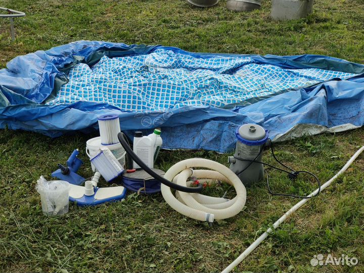 Бассейн бу с аксессуарами