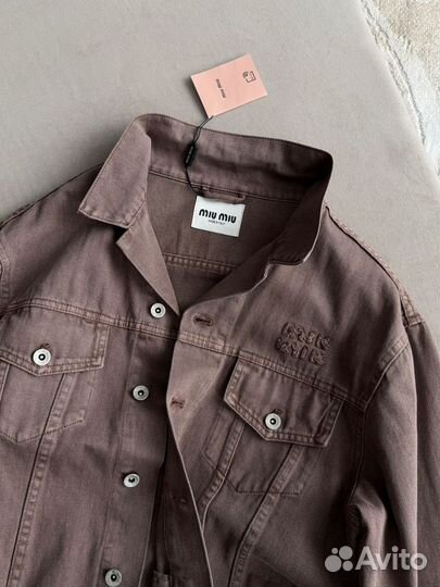 Джинсовая куртка M*u M*u