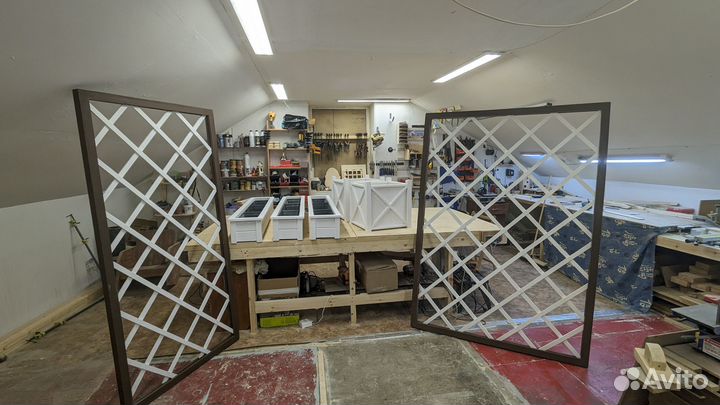 Пергола шпалера садовая из дерева