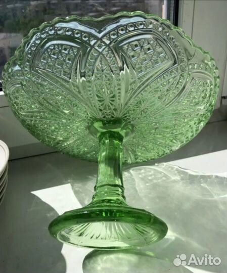 Ваза, фруктовница на ножке СССР