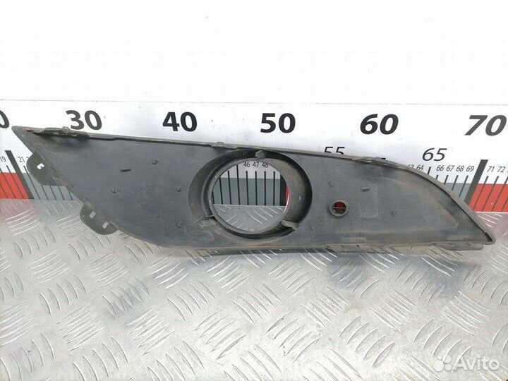 Решетка (заглушка) в бампер левая для Opel Astra H