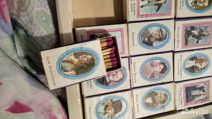 Спички СССР в деревянном коробке