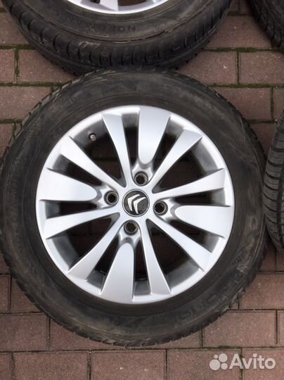 Диски R15 Citroen 4x108 с резиной