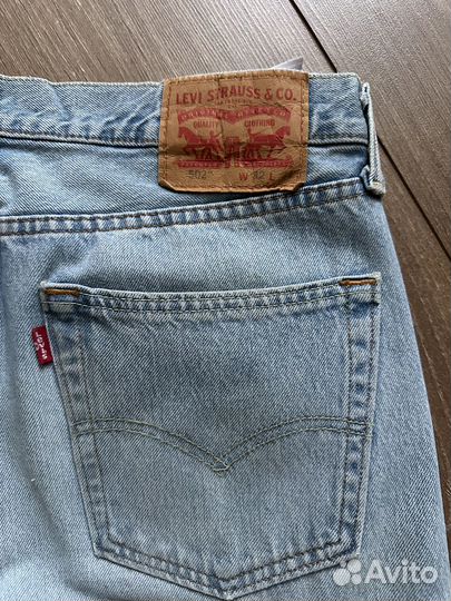 Джинсы Levis 502 W32L34 Made in Mexico