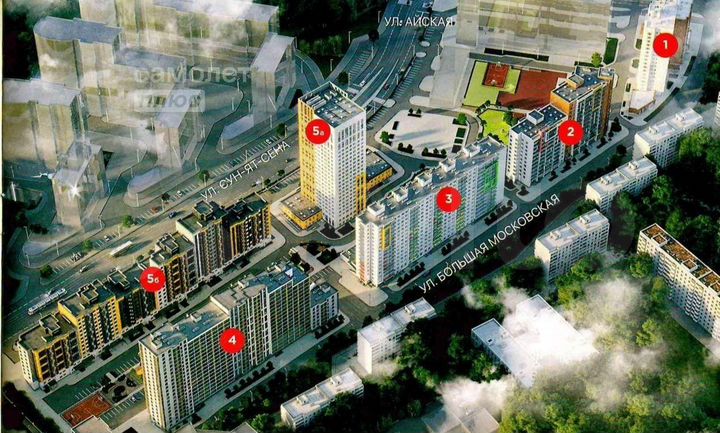 2-к. квартира, 57,8 м², 4/21 эт.