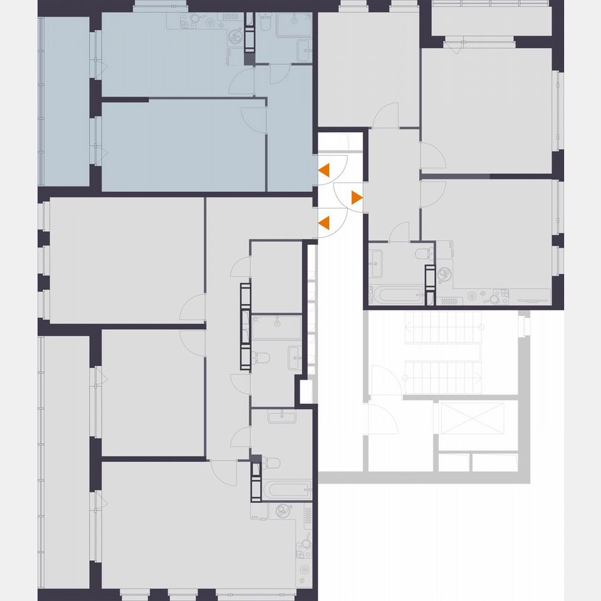 1-к. квартира, 53,4 м², 10/10 эт.