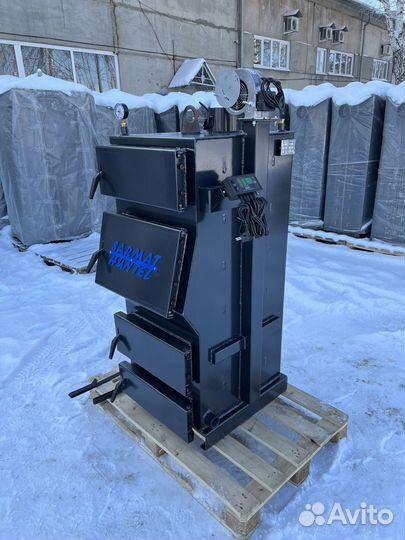 Твердотопливный котел длительного горения