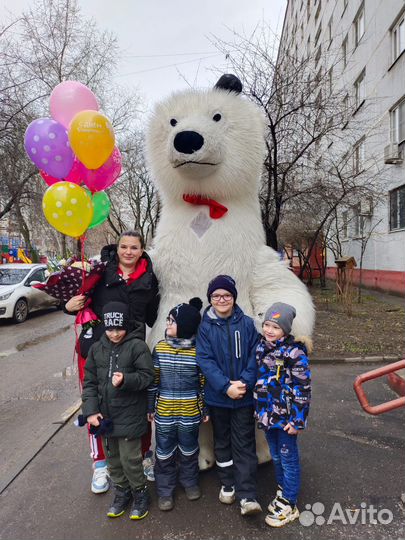 Белый медведь поздравительный домой