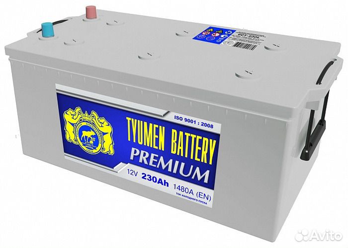 Аккумулятор Тюмень Premium 6Ст-230 L+ (225)