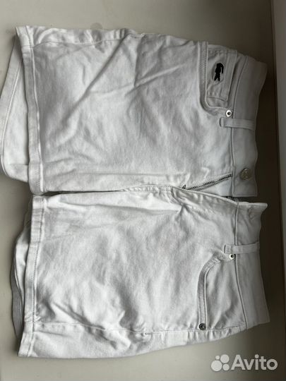 Шорты lacoste белые М
