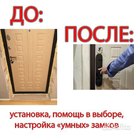 Установка умных электронных замков