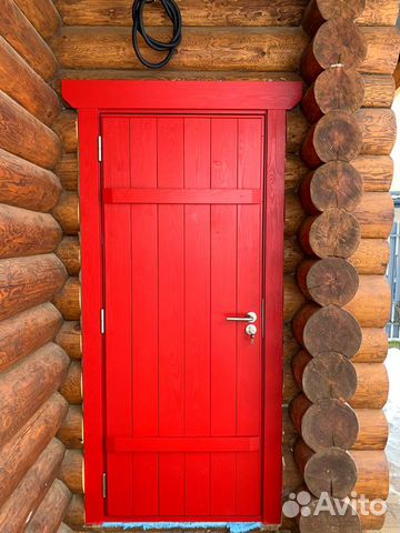 Дверь входная деревянная утепленная