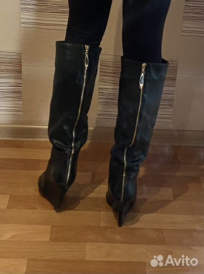 Сапоги зимние натуральная кожа