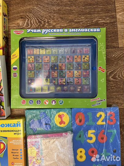 Развивающие игрушки пакетом