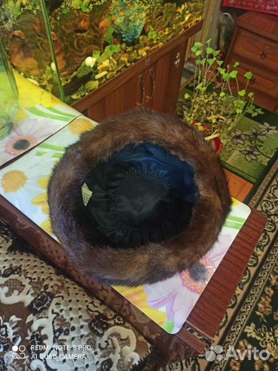 Шапка формовка норка женская