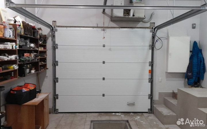 Секционные ворота с калиткой мон-ж до 48 часов