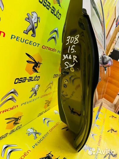 Дверь задняя правая коричневая peugeot 308 SW