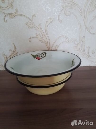 Тазик эмалированный СССР