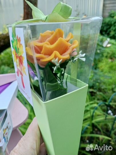 Цветы из мыла