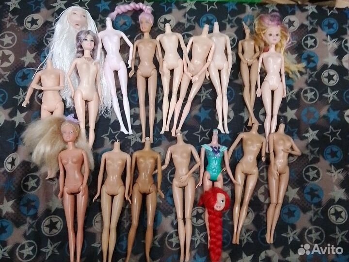 Лот тел Барби и аналогов, куклы