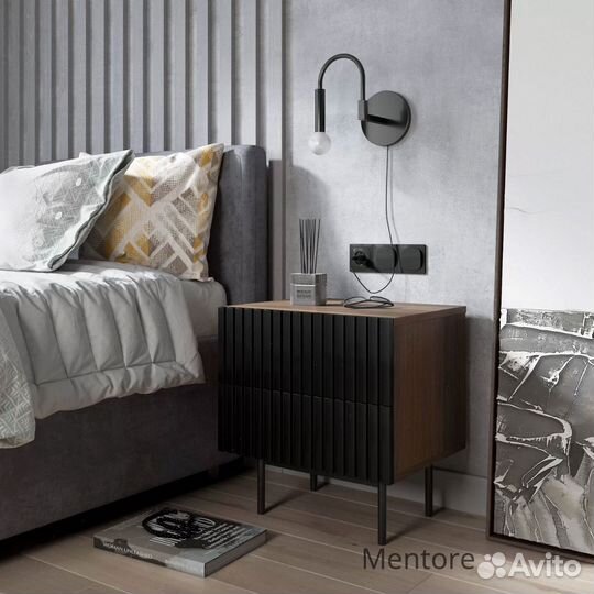 Тумбочка прикроватная Batista (лдсп, мдф)