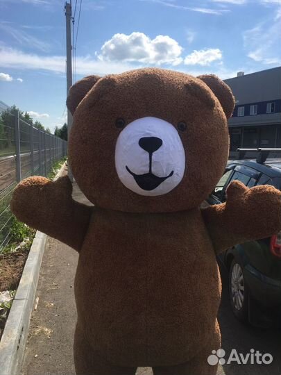 Гигантский белый медведь, надувной костюм 2.6м