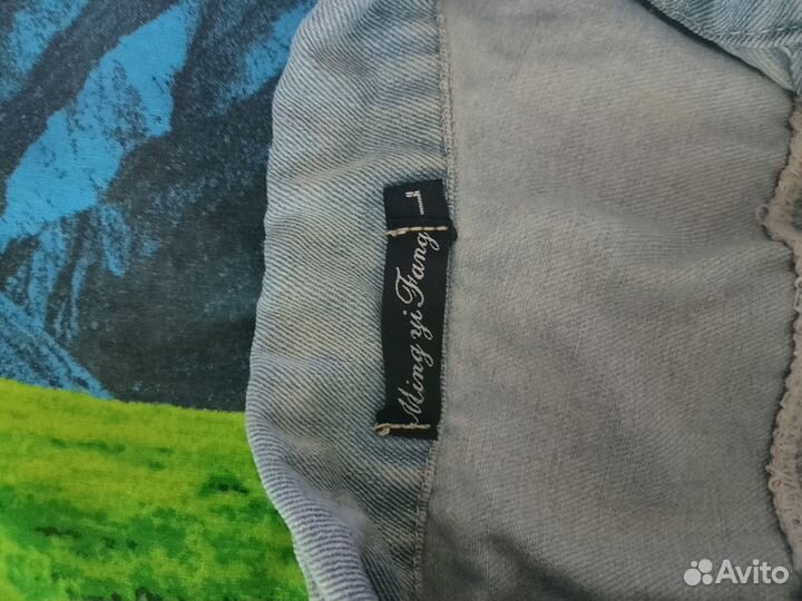 Джинсовая жилетка