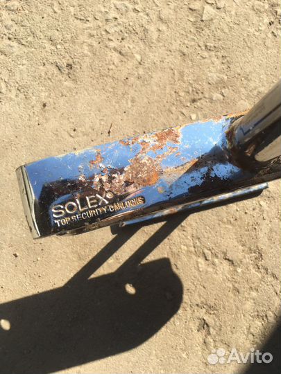 Противоугнный замок на педали solex